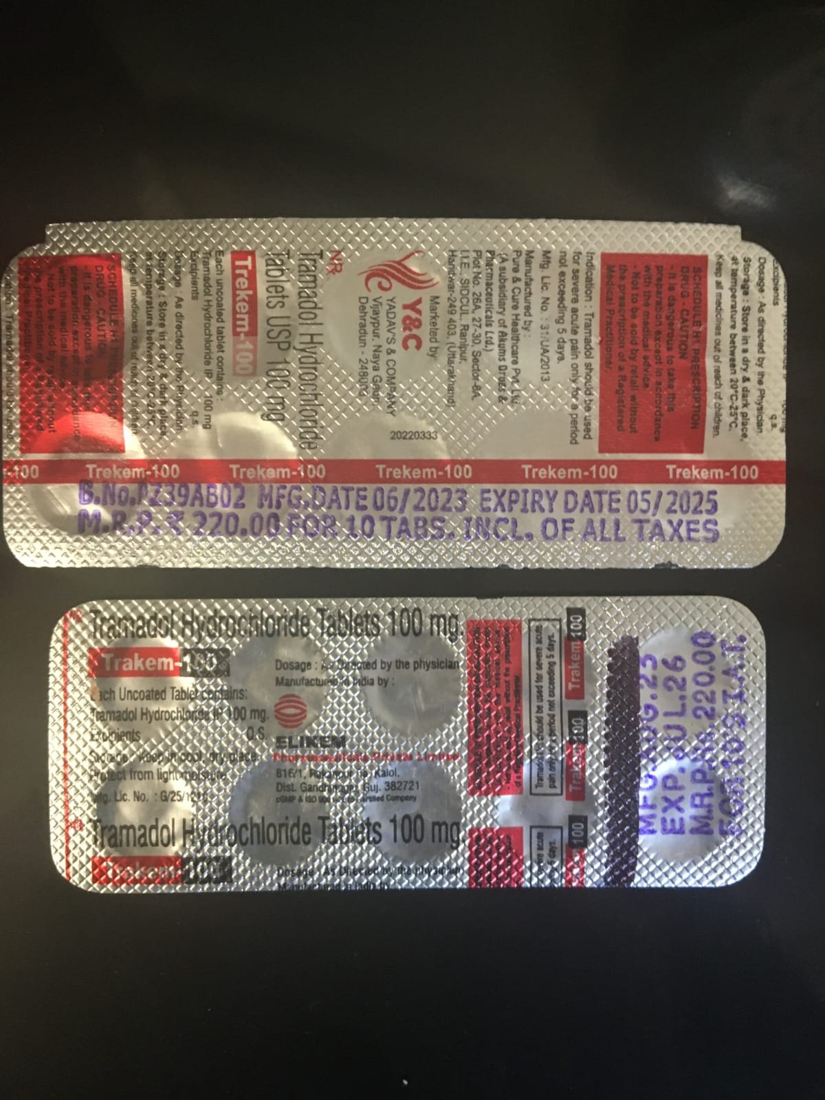 Tramadol Trekam (blister)